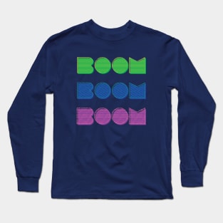 Retro Boom Long Sleeve T-Shirt